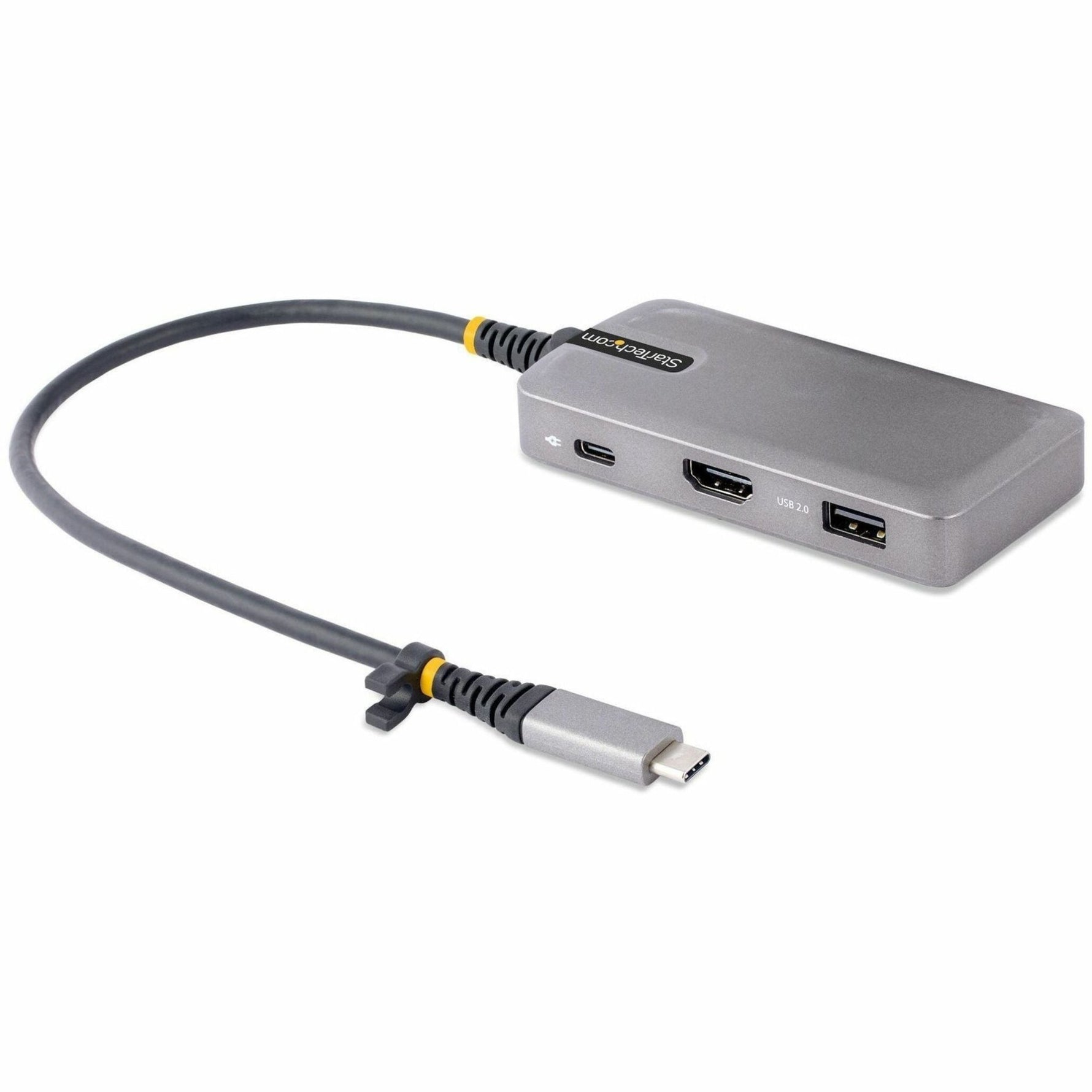 StarTech.com USB-C Multiport Adapter, 4K 60Hz HDMI, 3-Port USB Hub, 100W Power Delivery Pass-Through, Mini Dock, Windows/macOS/ChromeOS - Soundz Store AUSTRALIA