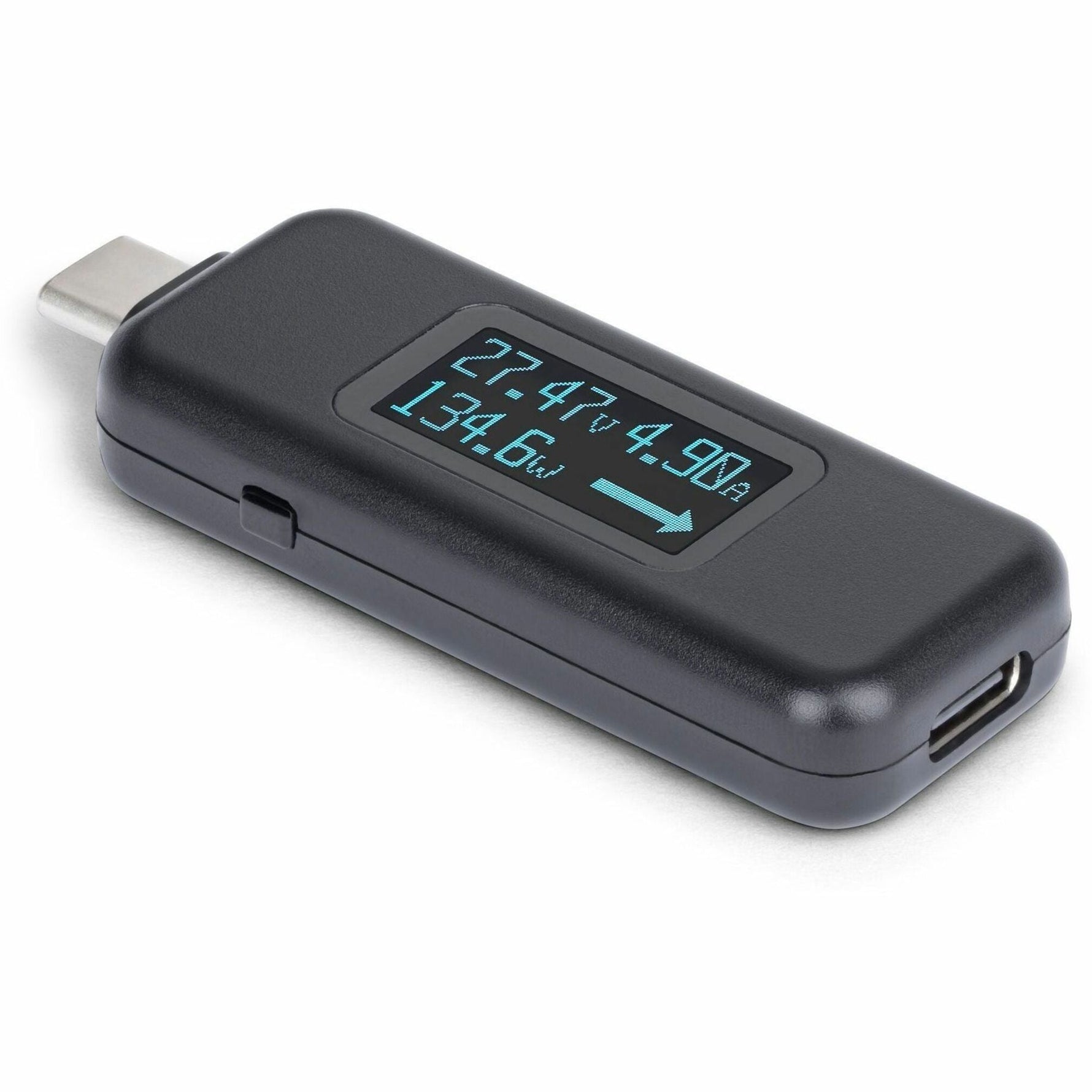 StarTech.com USB-C Power Tester, Bi-Directional Voltage/Current Multimeter, 240W PD EPR, Digital OLED, Portable USB-C Cable/Port Power Meter Tester - Soundz Store AUSTRALIA