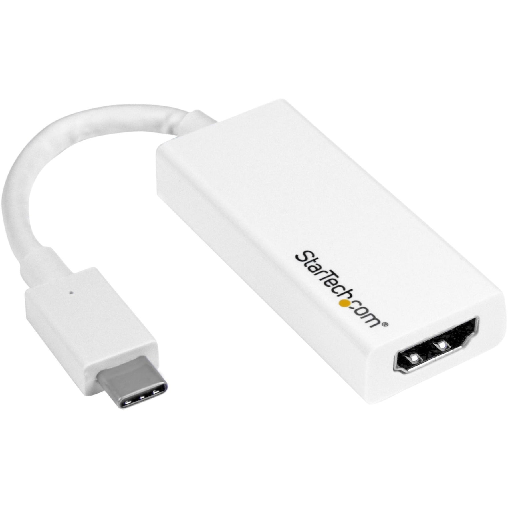StarTech.com USB-C to HDMI Adapter - White - 4K 60Hz - Thunderbolt 3 Compatible - USB-C Adapter - USB Type C to HDMI Dongle Converter - Soundz Store AUSTRALIA