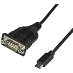 StarTech.com USB C to Serial Adapter Cable 16' (40cm) - USB Type-C to Serial RS232 (DB9) Cable Converter - Male/Male - Windows/Mac/Linux - Soundz Store AUSTRALIA