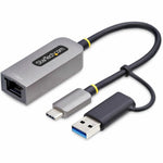 StarTech.com USB-C to to Ethernet Adapter with USB-A Dongle, 10/100/1000Mbps, USB 3.0 to Gigabit Network Adapter, Windows/macOS/Linux - Soundz Store AUSTRALIA