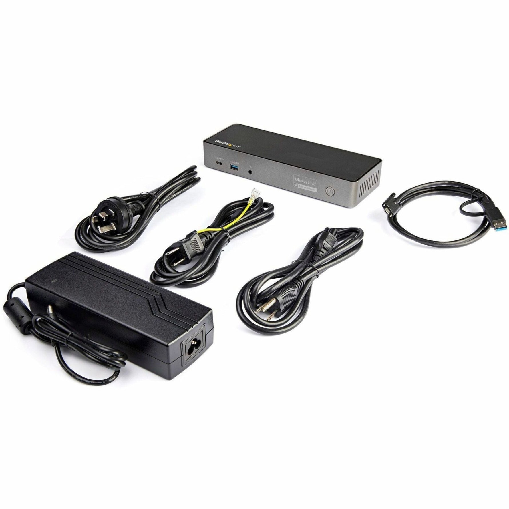 StarTech.com USB-C & USB-A Dock, Hybrid Triple Monitor Laptop Docking Station DisplayPort & HDMI 4K 60Hz/85W PD/6x USB/GbE, TAA - Soundz Store AUSTRALIA