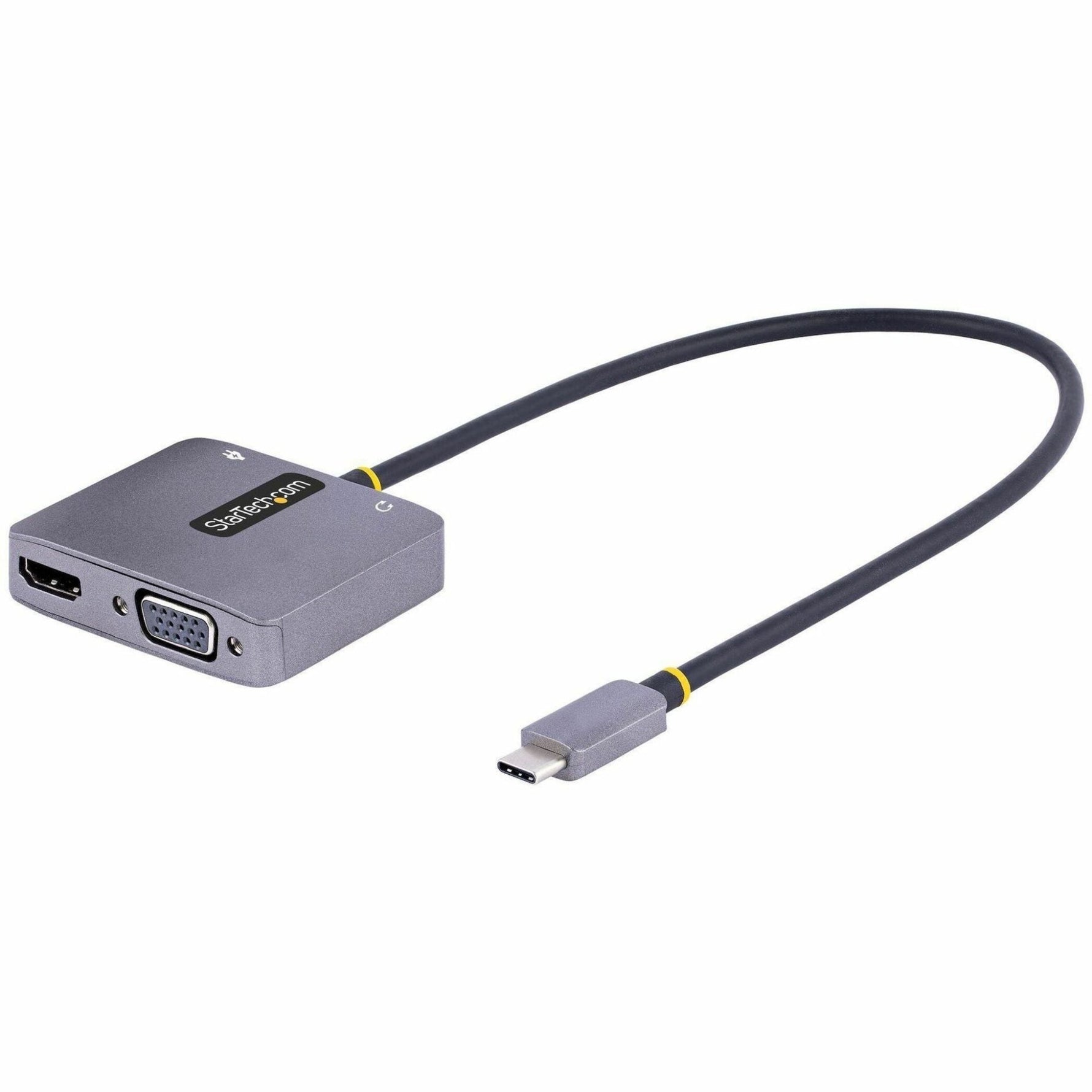 StarTech.com USB C Video Adapter, USB C to HDMI VGA Multiport Adapter, 3.5mm Audio Output, 4K 60Hz HDR, 100W PD 3.0, USB C Display Adapter - Soundz Store AUSTRALIA