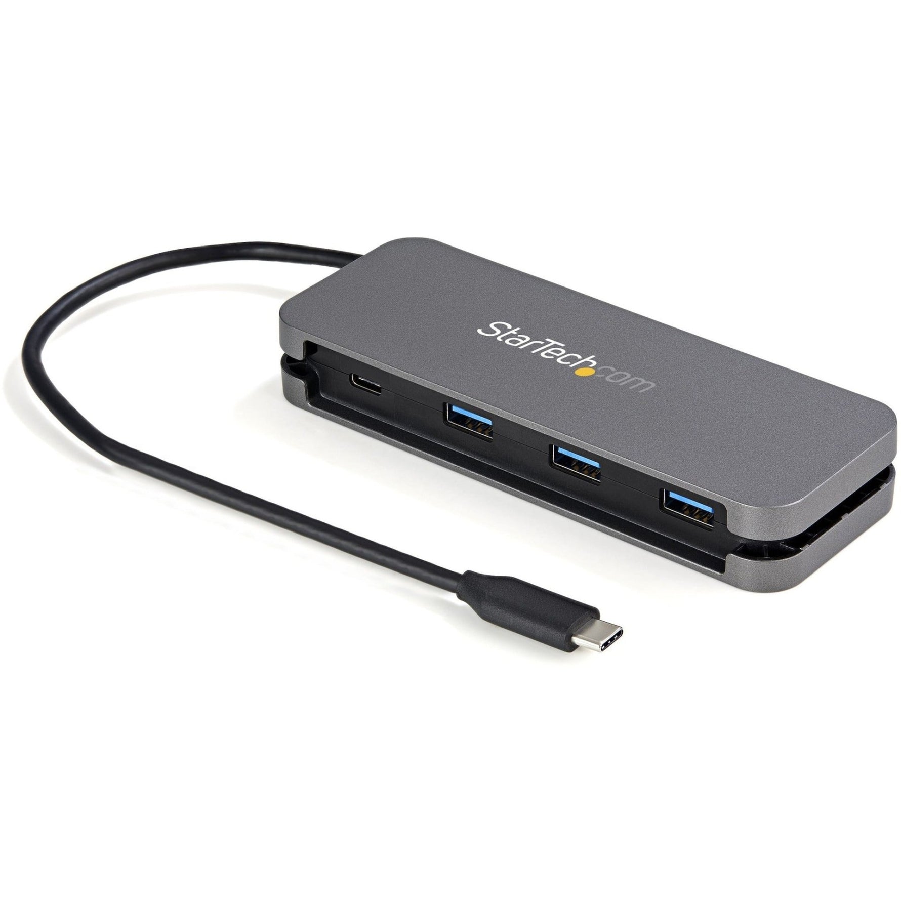 StarTech.com USB Hub - USB 3.2 (Gen 1) Type C - Portable - Black, Space Gray - Soundz Store AUSTRALIA