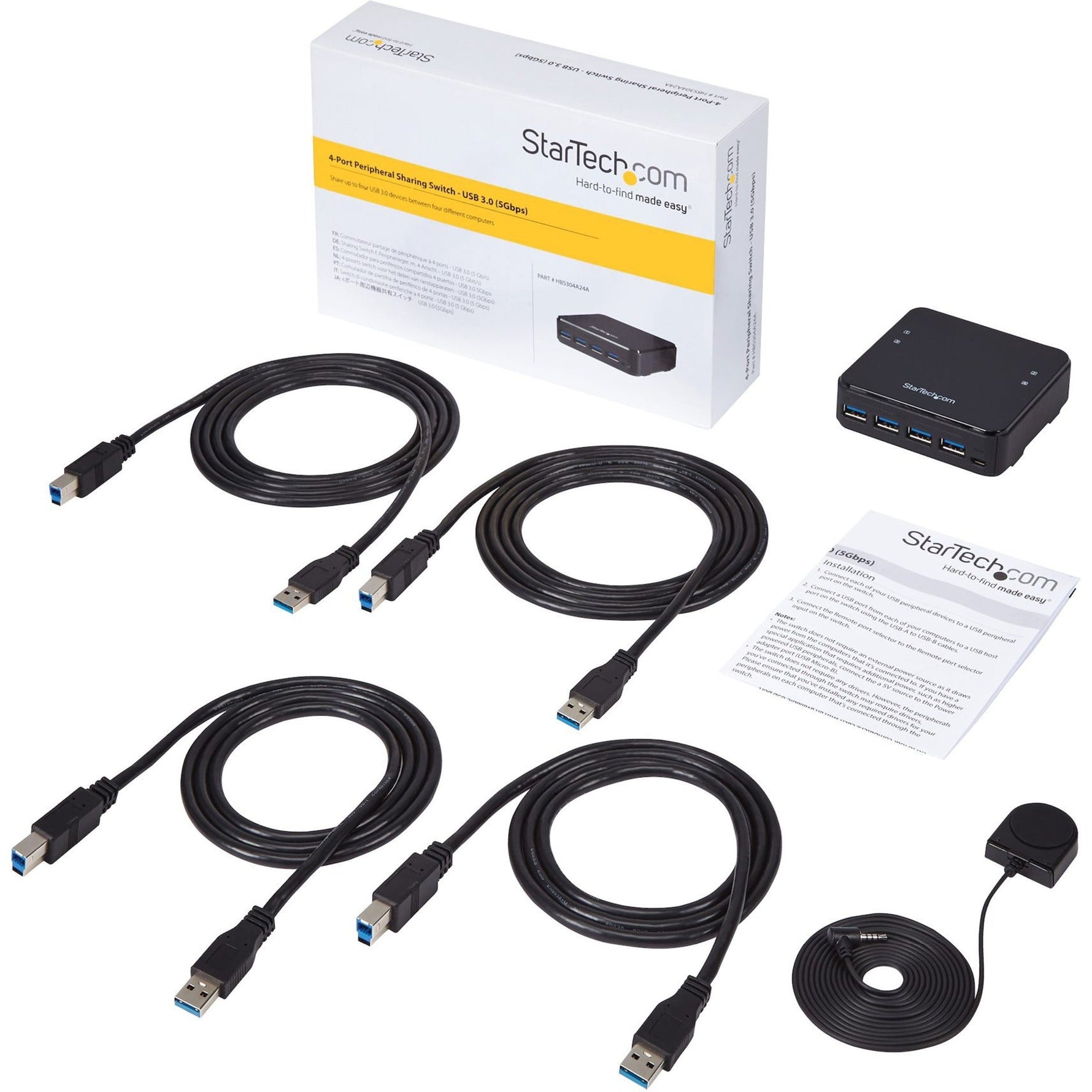 StarTech.com USB Switch - Micro USB - External - Black - Soundz Store AUSTRALIA