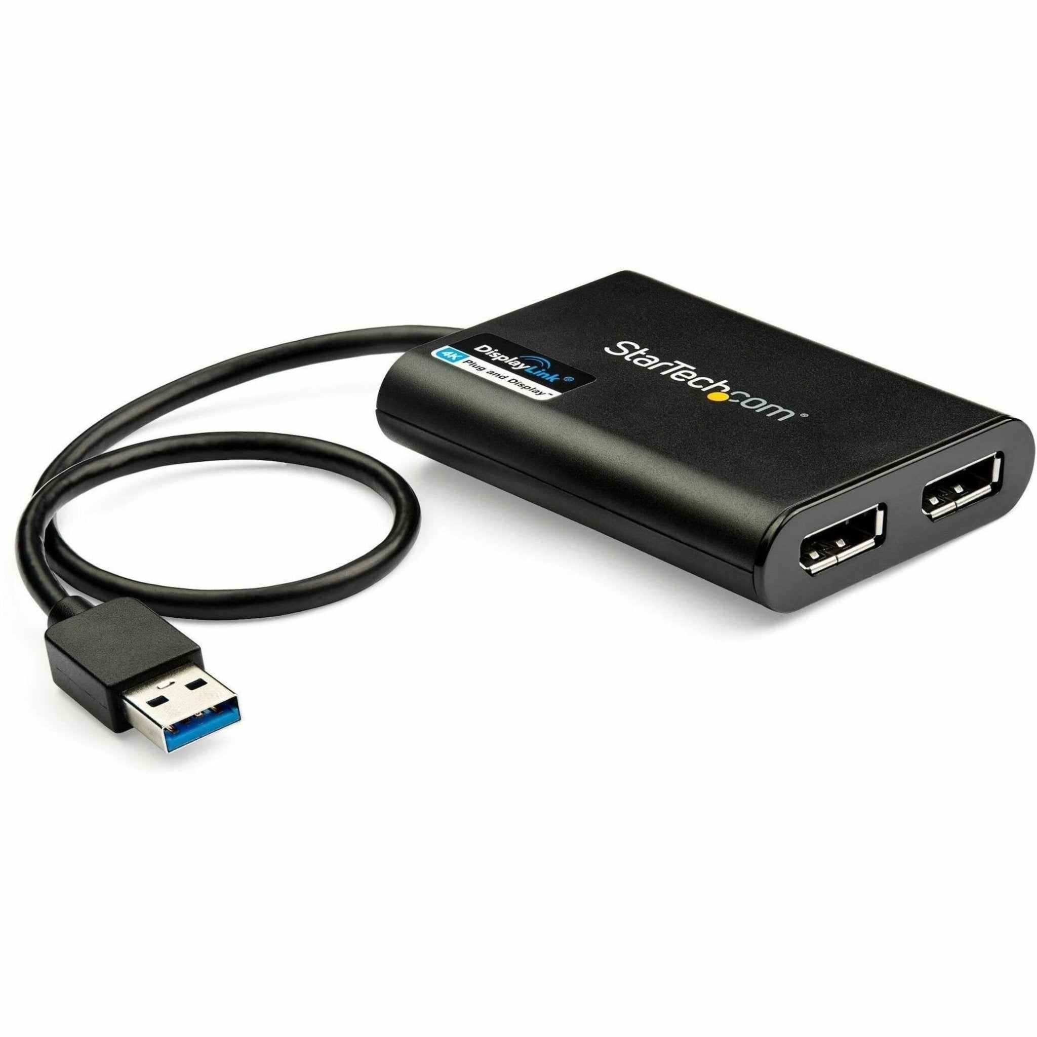 StarTech.com USB to Dual DisplayPort Adapter - 4K 60Hz - USB 3.0 5Gbps - USB Dual Monitor Adapter - Dual DisplayPort Adapter - DisplayLink Certified - Soundz Store AUSTRALIA