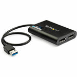 StarTech.com USB to Dual DisplayPort Adapter - 4K 60Hz - USB 3.0 5Gbps - USB Dual Monitor Adapter - Dual DisplayPort Adapter - DisplayLink Certified - Soundz Store AUSTRALIA
