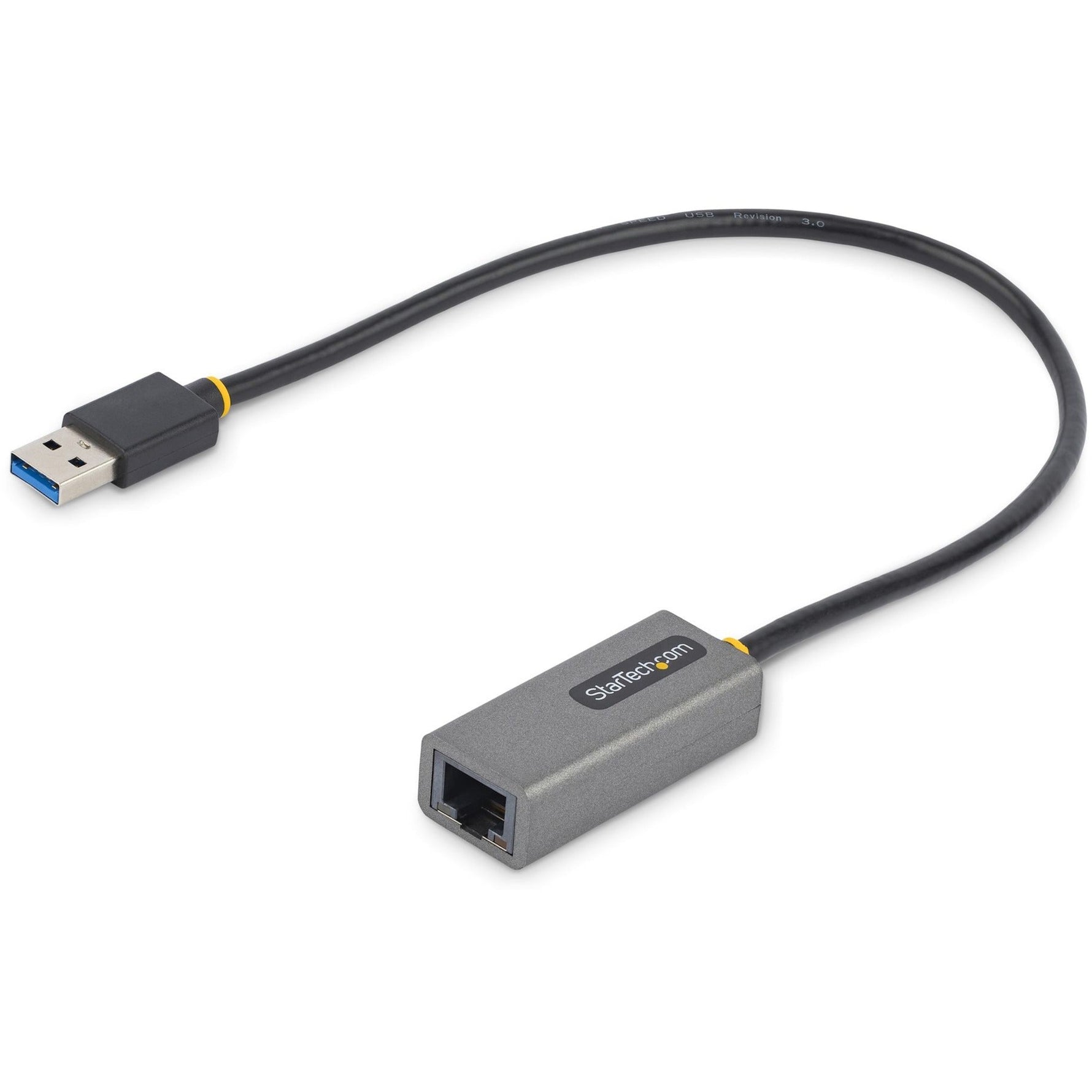 StarTech.com USB to Ethernet Adapter, USB 3.0 to 10/100/1000 Gigabit Ethernet LAN Adapter, 1ft/30cm Attached Cable, USB to RJ45 Adapter - Soundz Store AUSTRALIA