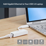 StarTech.com USB to Ethernet Adapter, USB 3.0 to 10/100/1000 Gigabit Ethernet LAN Adapter, USB to RJ45 Adapter, TAA Compliant - Soundz Store AUSTRALIA