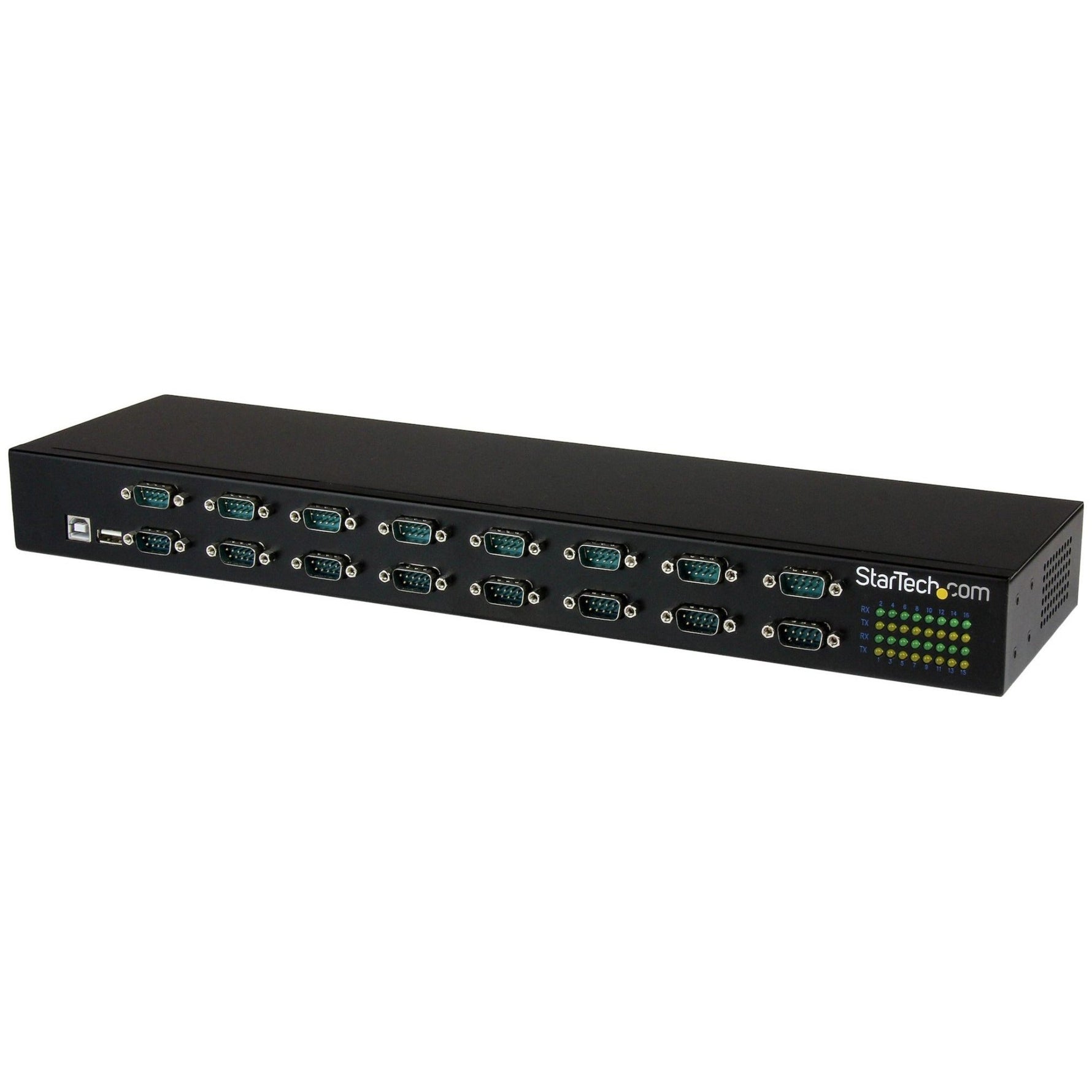 StarTech.com USB to Serial Hub - 16 Port - COM Port Retention - Rack Mount and Daisy Chainable - USB to RS232 Hub - Soundz Store AUSTRALIA