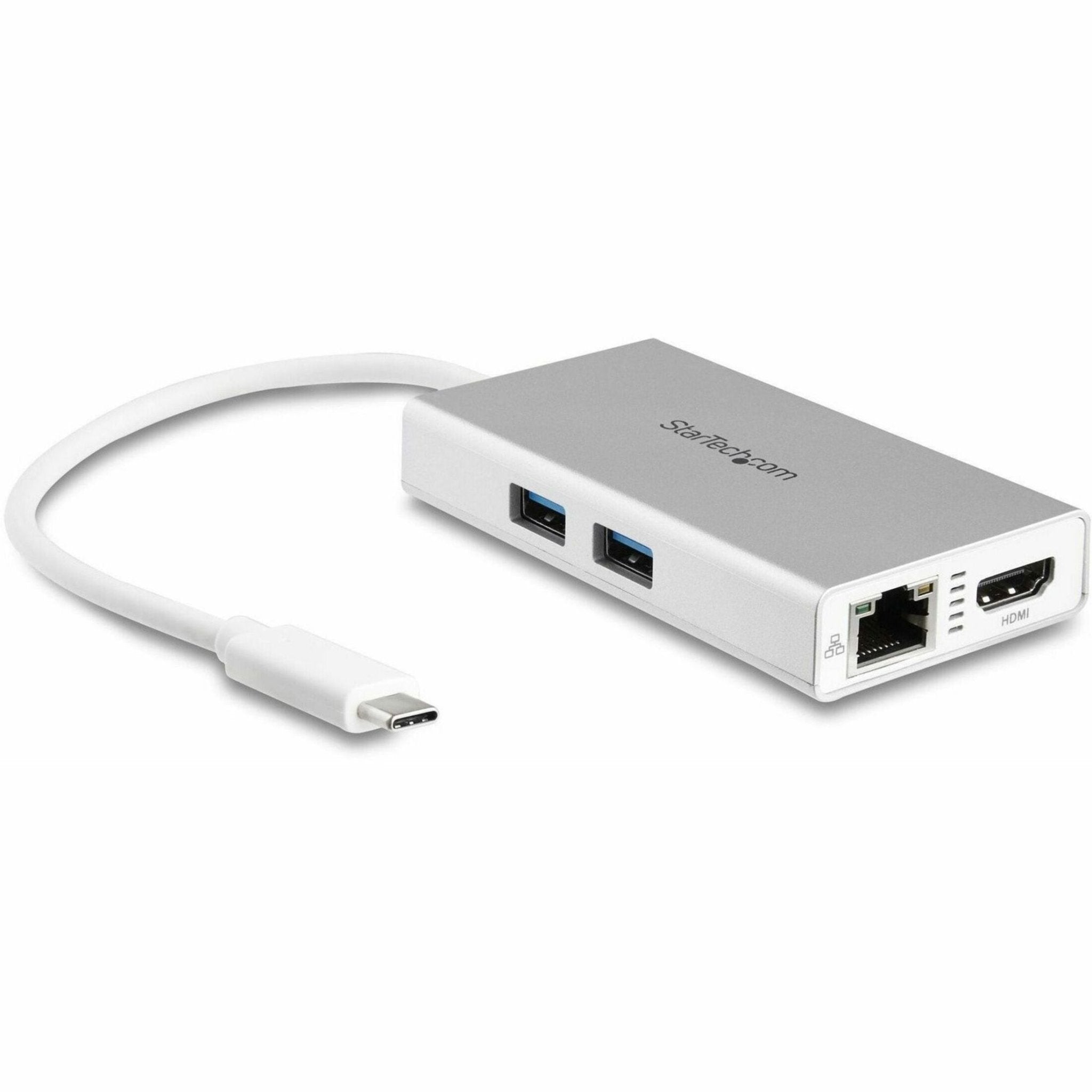 StarTech.com USB Type C Docking Station for Notebook - 60 W - Silver, White - Soundz Store AUSTRALIA