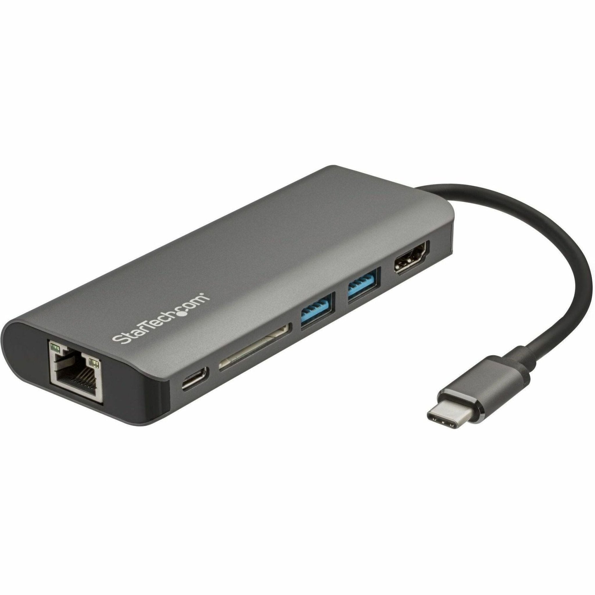 StarTech.com USB Type C Docking Station for Notebook - Memory Card Reader - SD, SDHC, SDXC, microSDHC - 60 W - Space Gray - Soundz Store AUSTRALIA