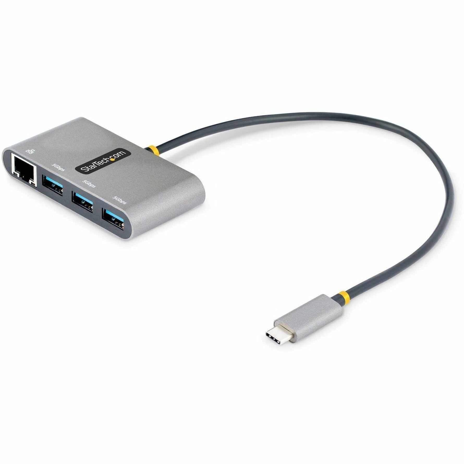 StarTech.com USB/Ethernet Combo Hub - USB 3.2 (Gen 1) Type C - Portable - Space Gray - Soundz Store AUSTRALIA