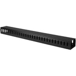 StarTech.com Vertical Cable Organizer with Finger Ducts - Vertical Cable Management Panel - Rack-Mount Cable Raceway - 20U - 3 ft. - Soundz Store AUSTRALIA