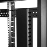 StarTech.com Vertical Cable Organizer with Finger Ducts - Vertical Cable Management Panel - Rack-Mount Cable Raceway - 20U - 3 ft. - Soundz Store AUSTRALIA