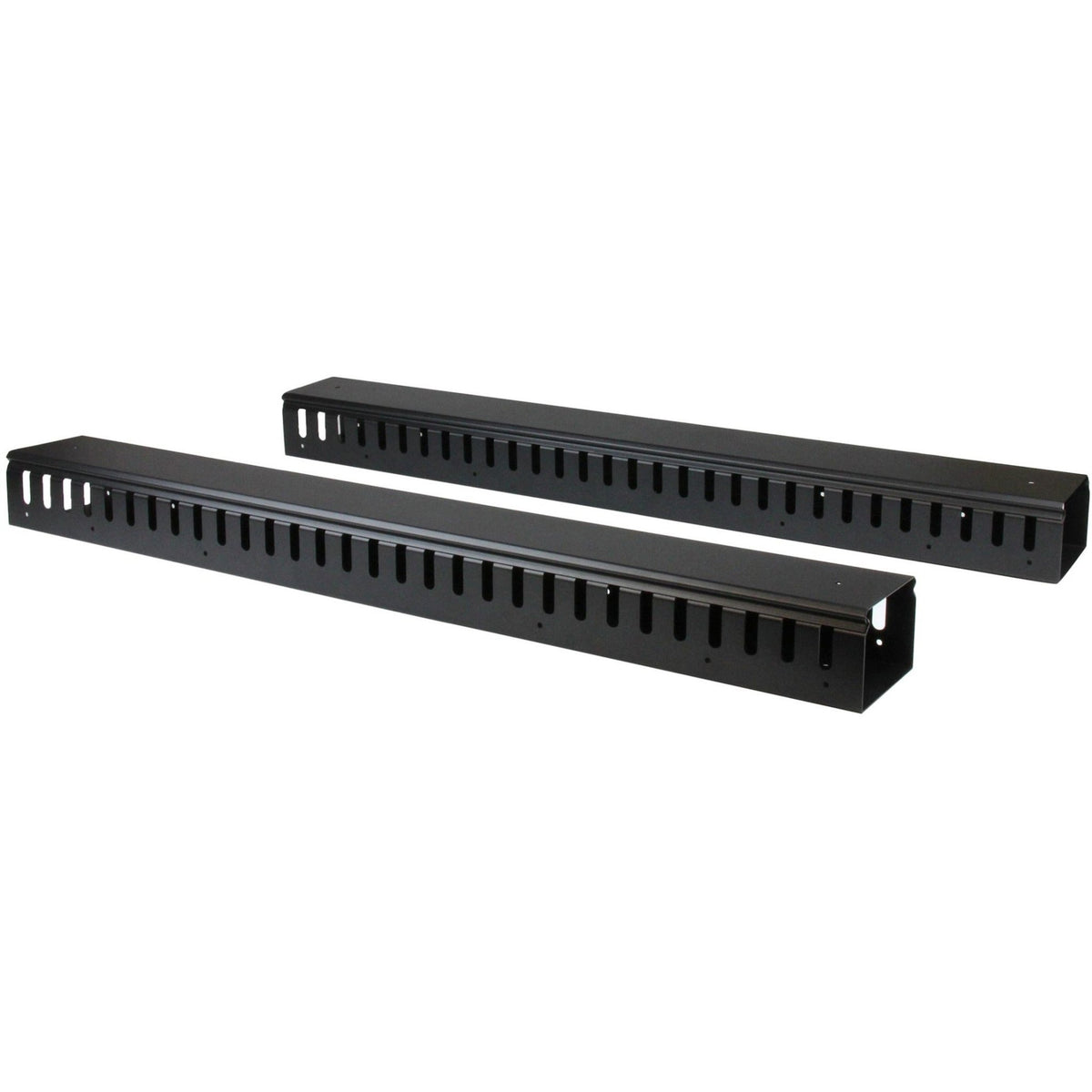 StarTech.com Vertical Cable Organizer with Finger Ducts - Vertical Cable Management Panel - Rack-Mount Cable Raceway - 40U - 6 ft. - Soundz Store AUSTRALIA