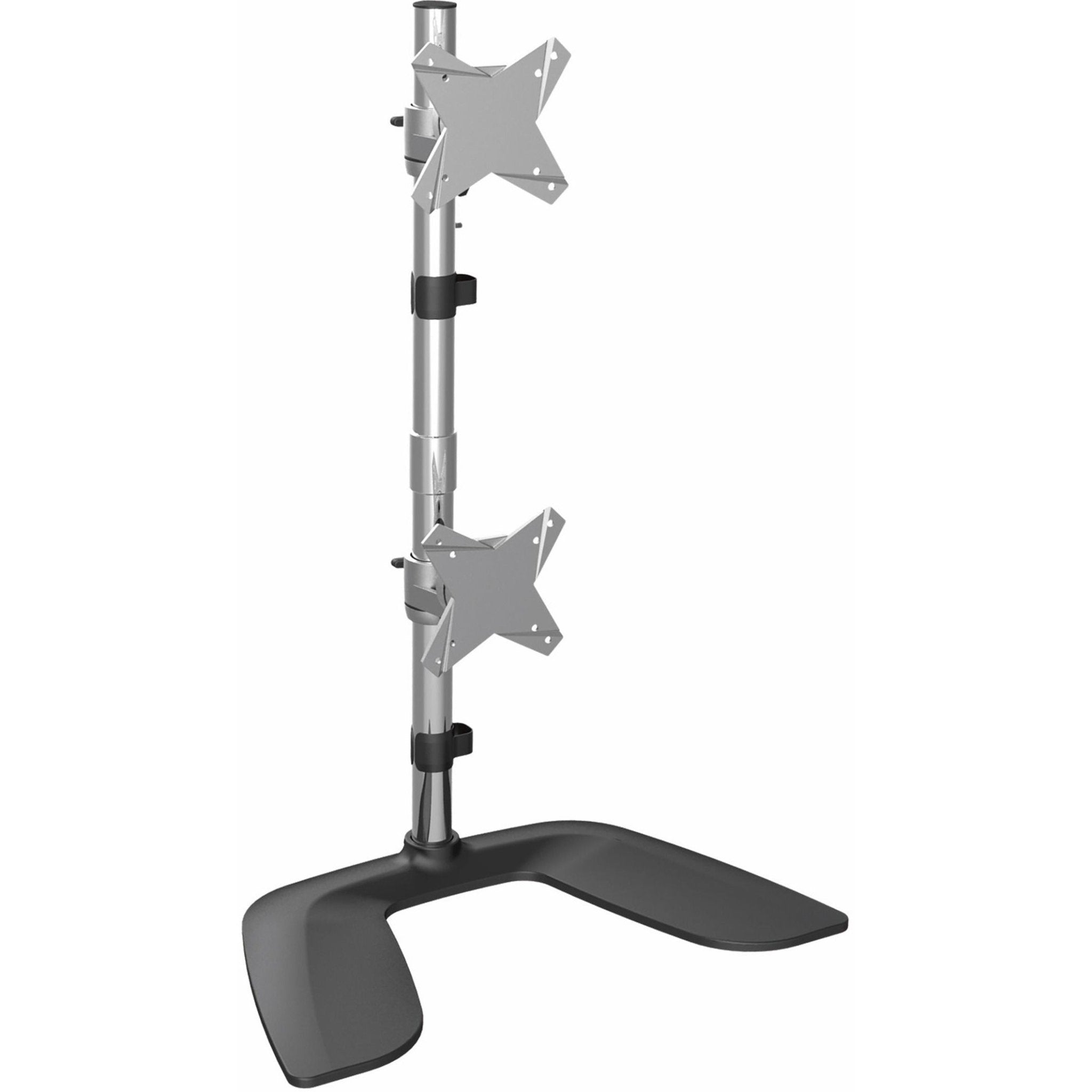 StarTech.com Vertical Dual Monitor Stand, Free Standing Height Adjustable Stacked Monitor Stand up to 27' (17.6lb/8kg) VESA Mount Displays - Soundz Store AUSTRALIA