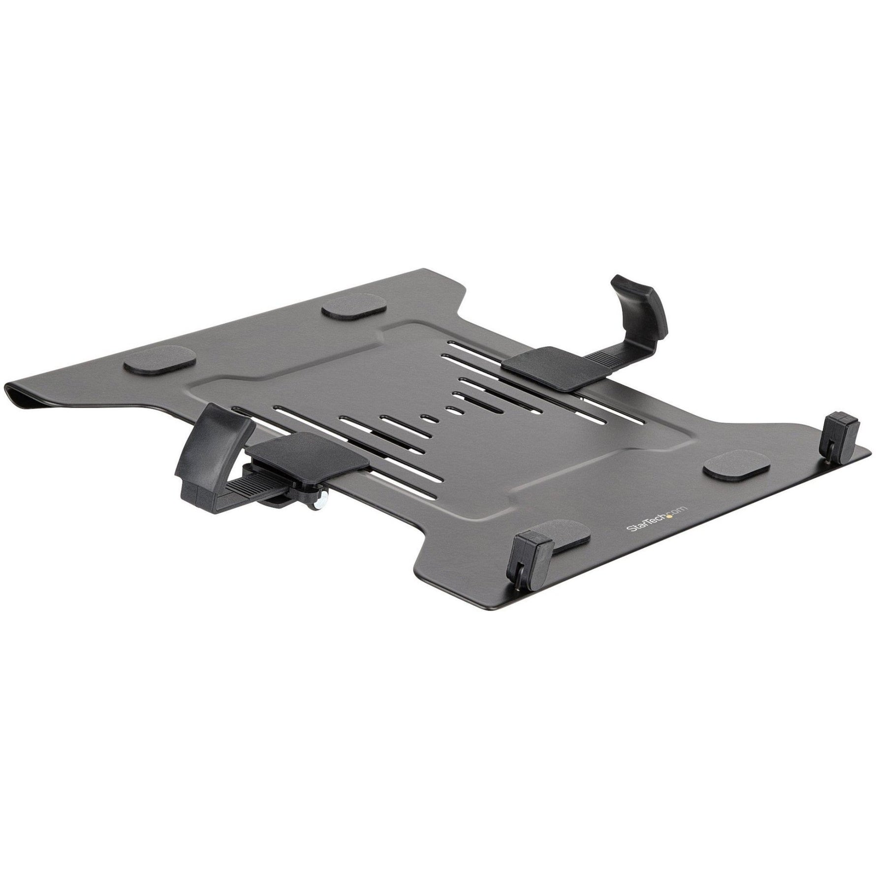 StarTech.com VESA Laptop Tray, Adjustable Monitor Arm Laptop Tray, Secures Notebooks up to 4.5kg (9.9lb), 75x75 & 100x100 VESA, Ventilated - Soundz Store AUSTRALIA