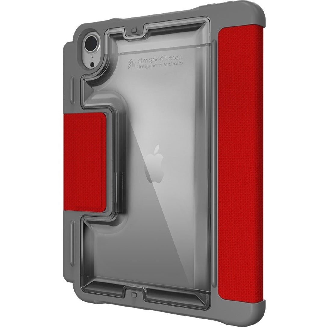 STM Goods Dux Plus Rugged Carrying Case (Folio) Apple iPad mini (6th Generation), iPad mini (2024) iPad mini - Red - Soundz Store AUSTRALIA