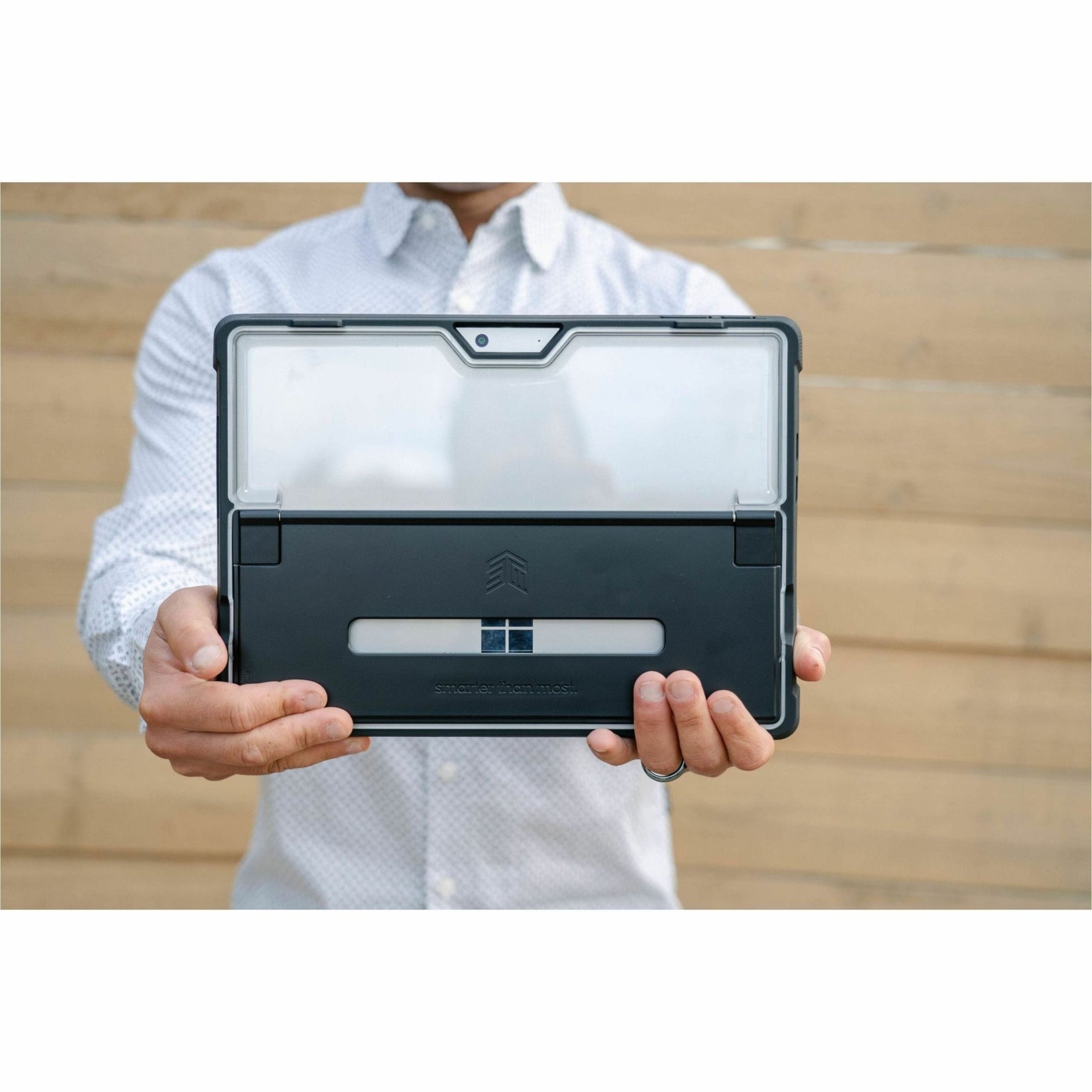 STM Goods Dux Shell Rugged Case for Microsoft Surface Pro 9, Surface Pro 10, Surface Pro 11 Tablet - Black - Soundz Store AUSTRALIA