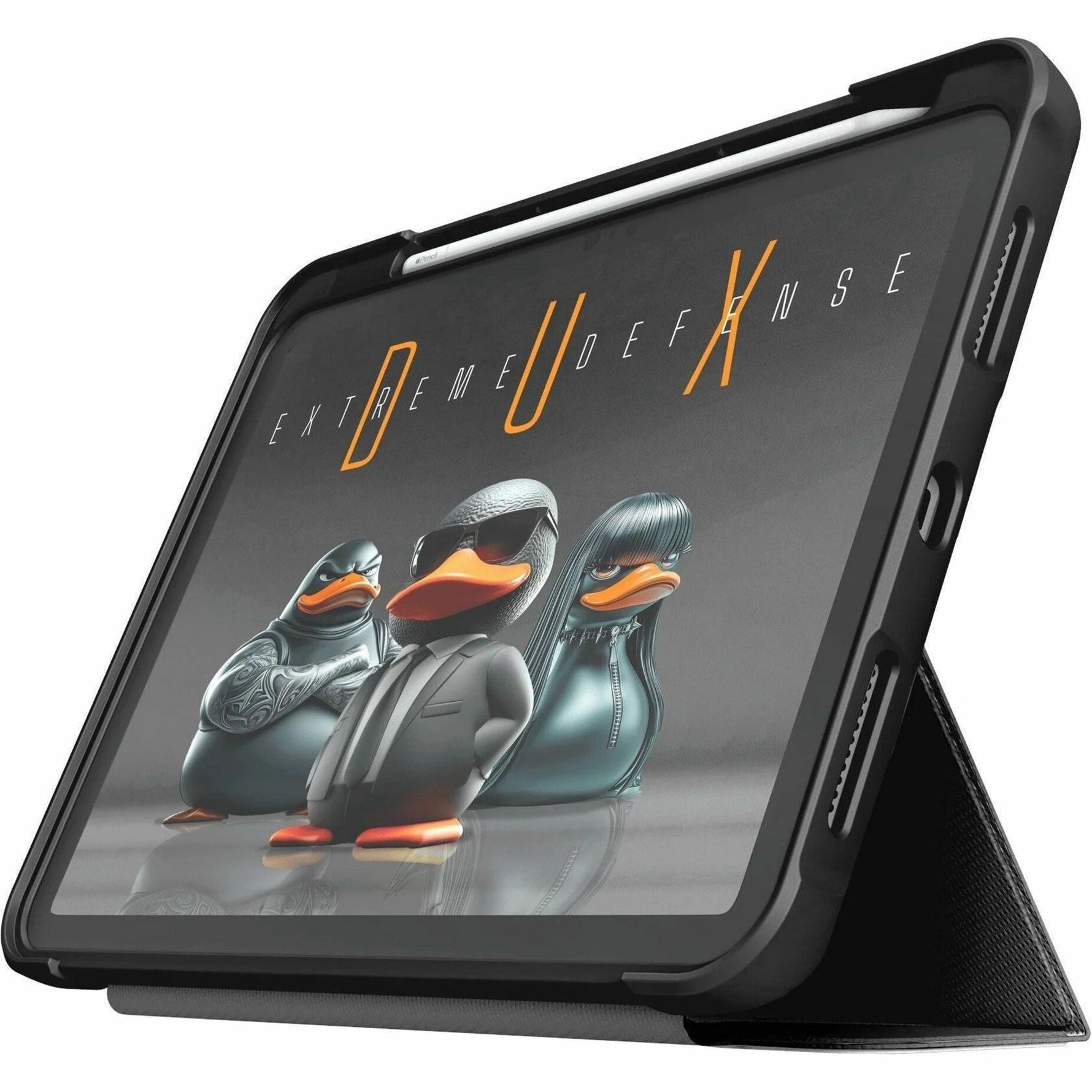 STM Goods Dux Ultra Rugged Carrying Case Apple iPad (10th Generation), iPad (11th Generation) Tablet - Black - Soundz Store AUSTRALIA