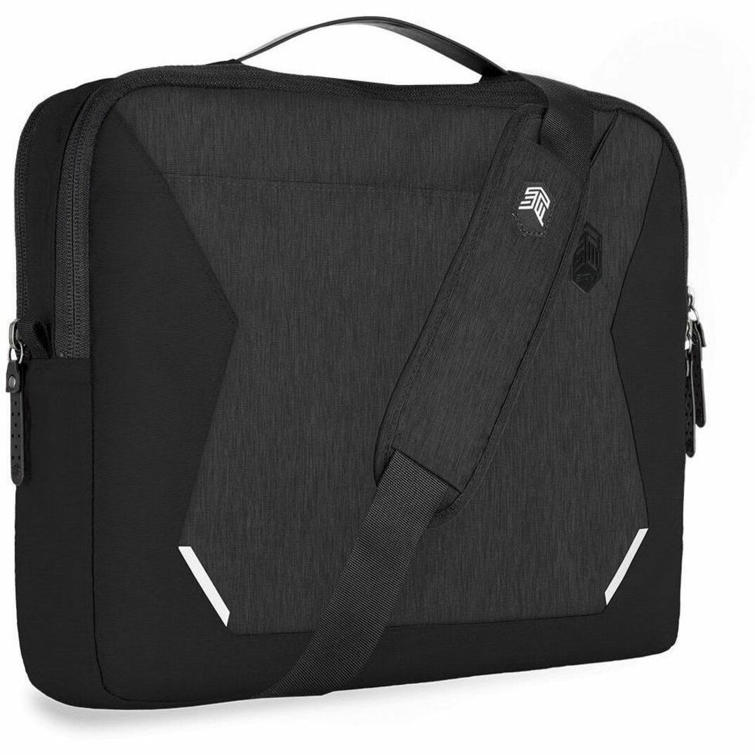 STM Goods Myth Carrying Case (Briefcase) for 33 cm (13') to 35.6 cm (14') Apple MacBook Pro - Magnet Black - Soundz Store AUSTRALIA