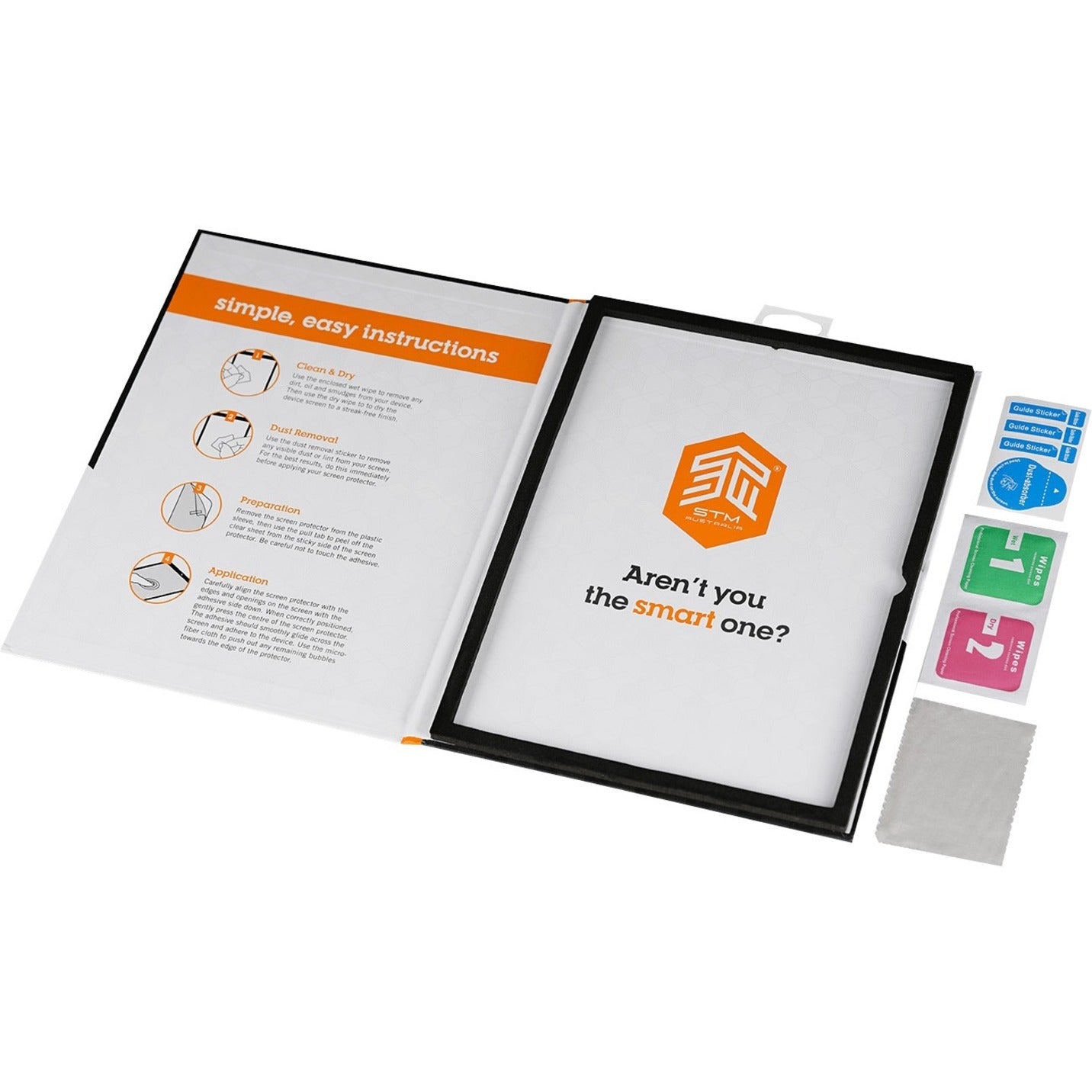 STM Goods Tempered Glass Screen Protector for Apple iPad (10th Generation) - Clear - Soundz Store AUSTRALIA