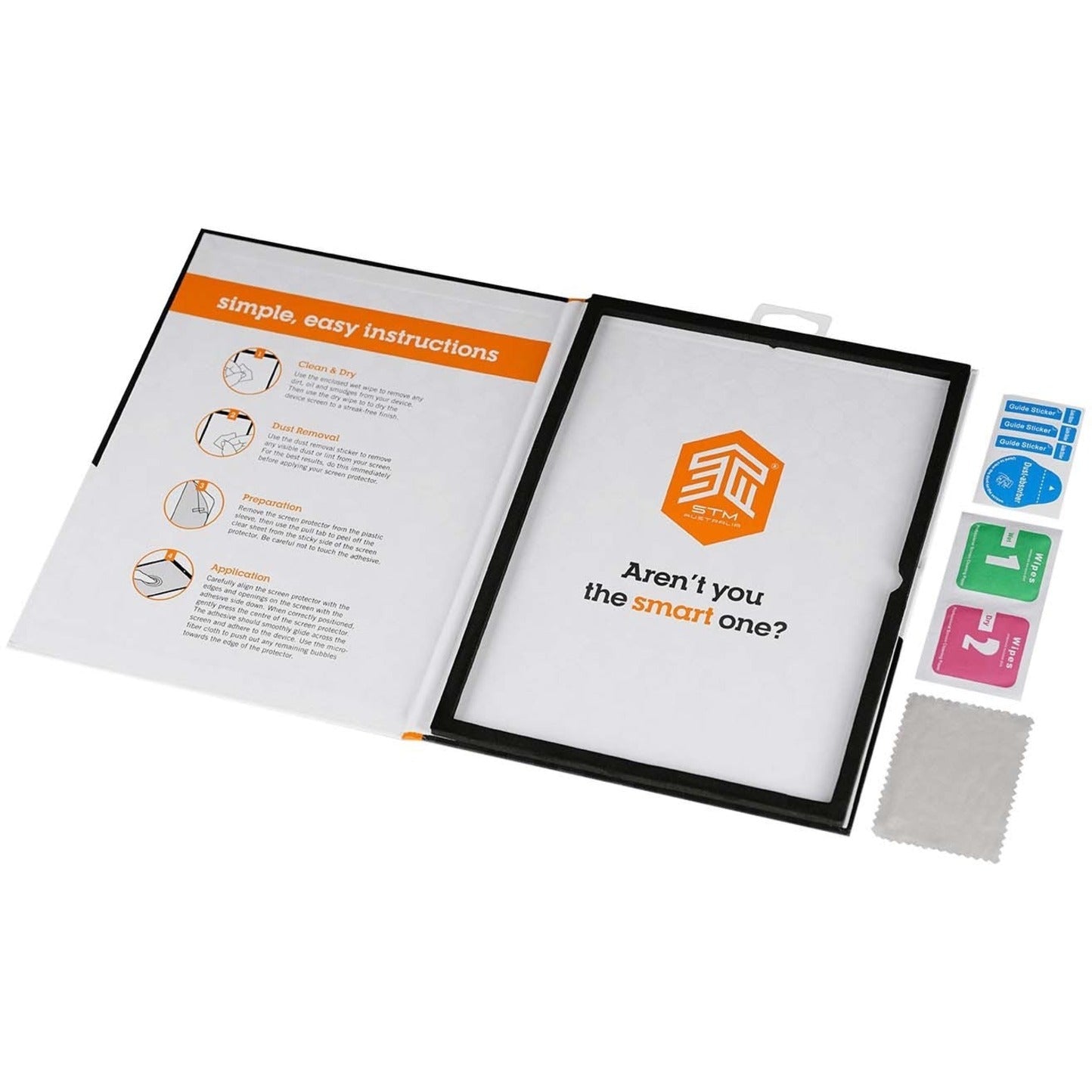 STM Goods Tempered Glass Screen Protector for Apple iPad mini (6th Generation), iPad mini (A17 Pro) - Clear - Soundz Store AUSTRALIA