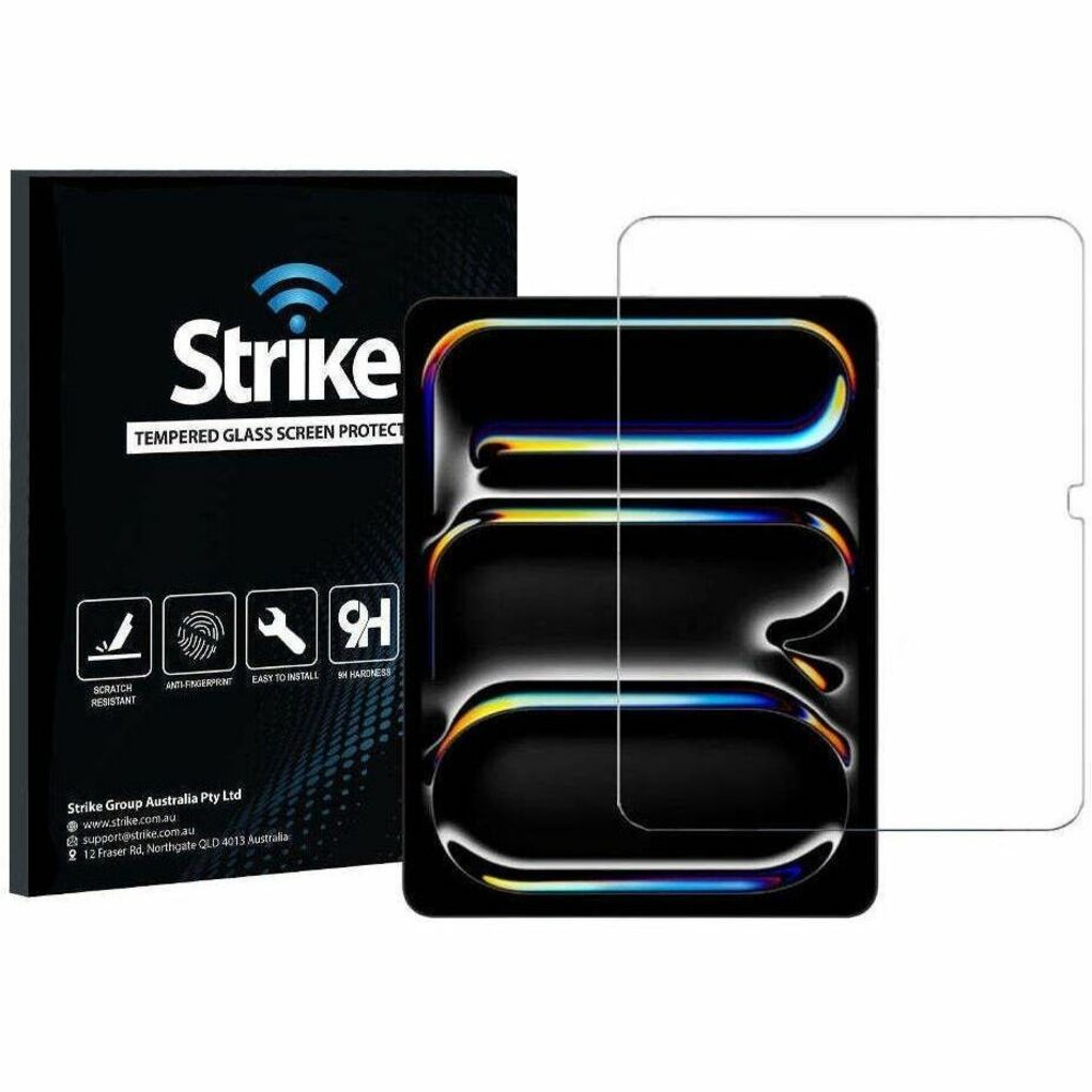 Strike 9H Tempered Glass Screen Protector for iPad Pro 13 (2024) - Transparency - 1 - Soundz Store AUSTRALIA