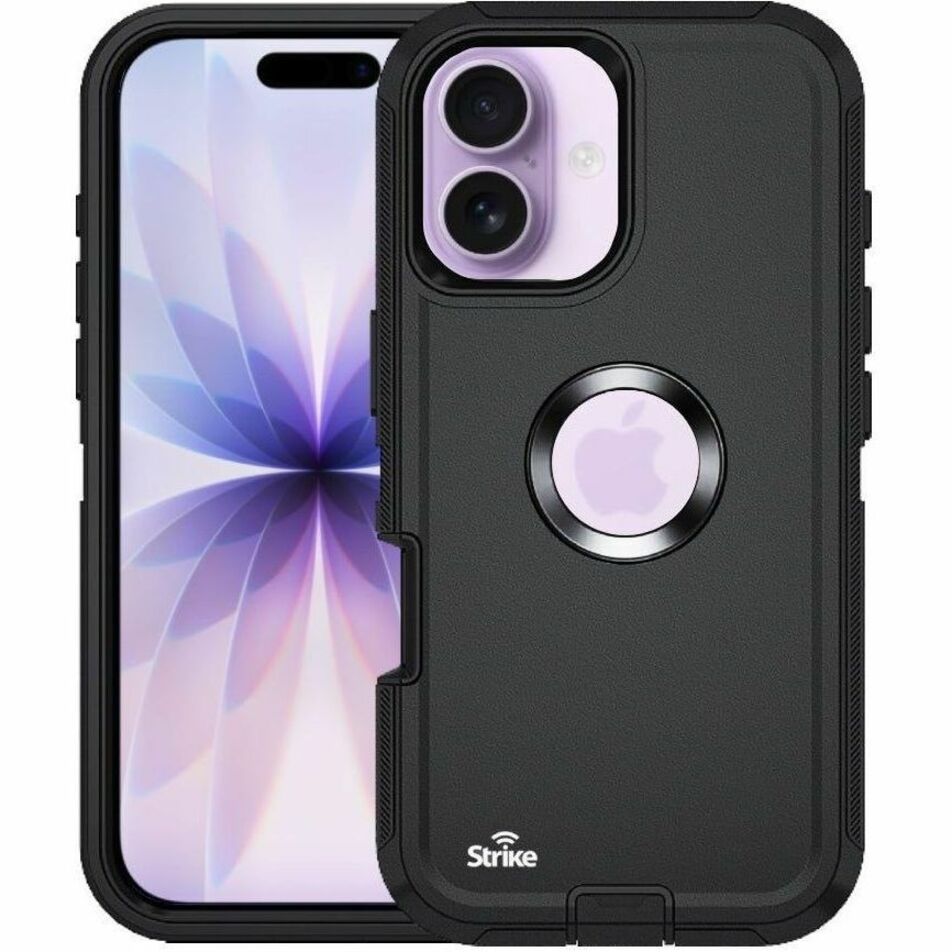 Strike Rugged Case for Apple iPhone 17 Smartphone - Rubberised Textured Design - Black - Soundz Store AUSTRALIA