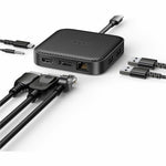 Targus HyperDrive HD583-GL USB4 Docking Station for Monitor, Notebook, Desktop PC - Black - Portable - Soundz Store AUSTRALIA