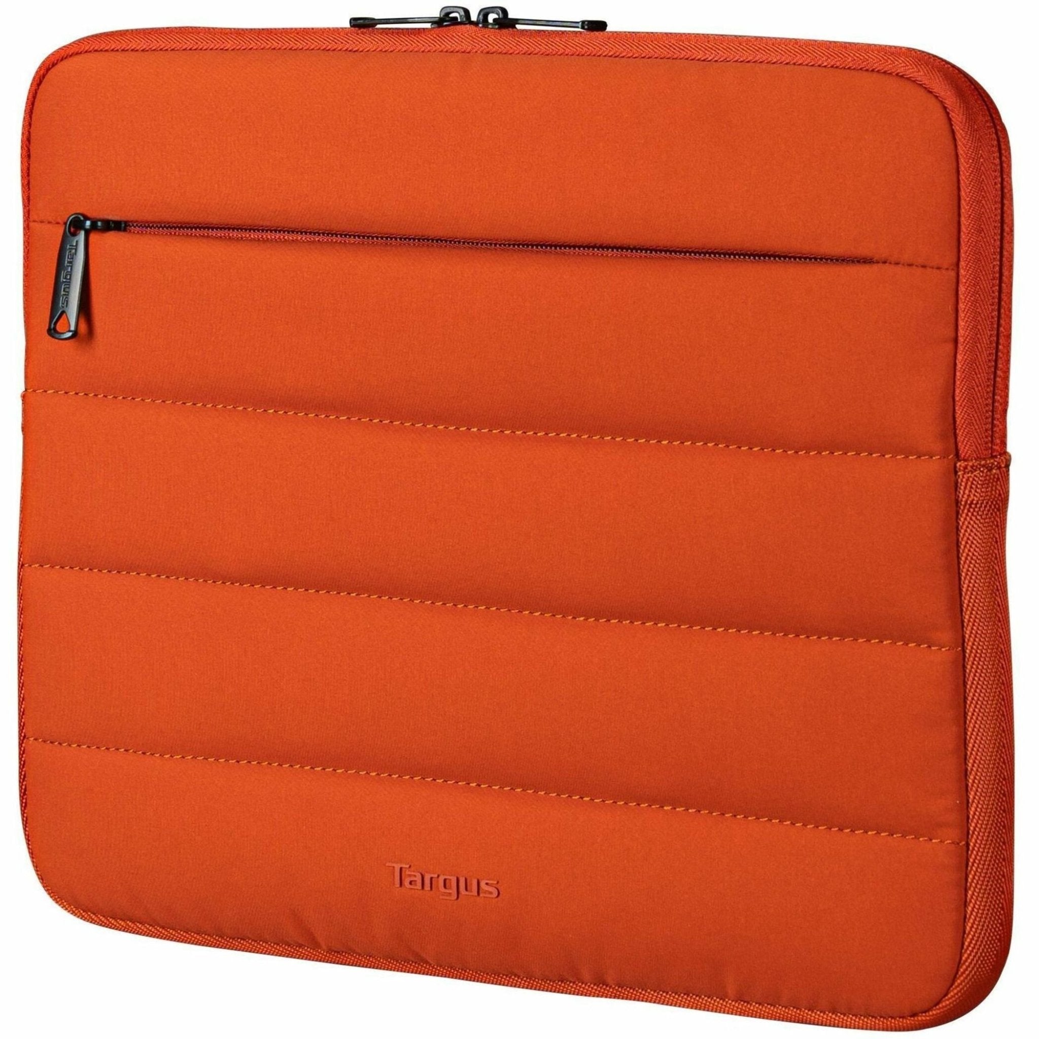 Targus Puffer TBS97608GL Carrying Case (Sleeve) for 33 cm (13') to 35.6 cm (14') Notebook - Rust Orange - Soundz Store AUSTRALIA