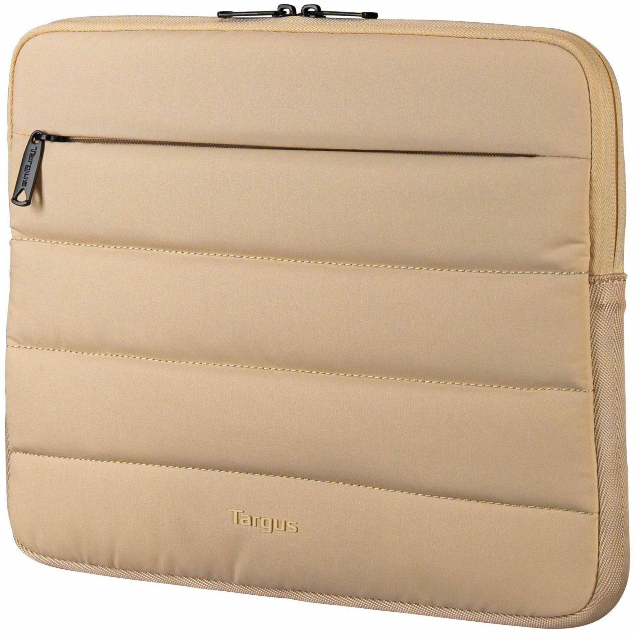 Targus Puffer TBS97613GL Carrying Case (Sleeve) for 33 cm (13') to 35.6 cm (14') Notebook - Beige - Soundz Store AUSTRALIA