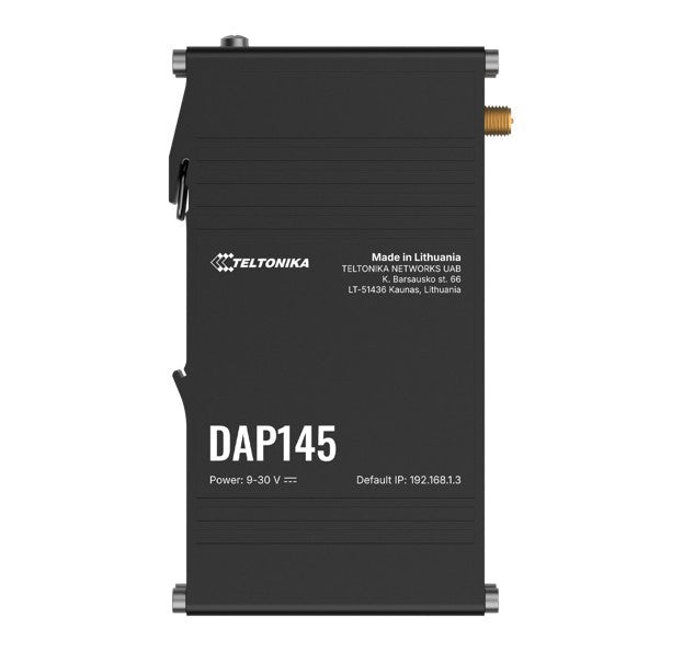 Teltonika DAP145 Industrial RS485 Wi-Fi 4 Access Point, Mesh-Ready with Fast Roaming & DIN-Rail Mount, Robust RS485-to-IP Bridging, PSU excluded - Soundz Store AUSTRALIA