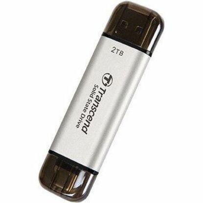 Transcend ESD310 2 TB Portable Solid State Drive - External - Silver - Soundz Store AUSTRALIA
