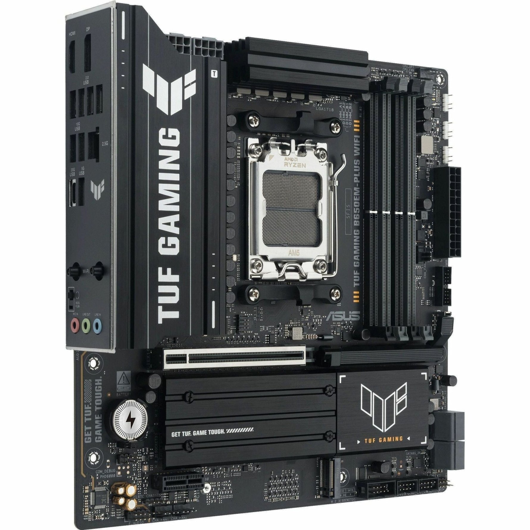 TUF GAMING B650EM-PLUS WIFI Gaming Desktop Motherboard - AMD B650 Chipset - Socket AM5 - Micro ATX - Soundz Store AUSTRALIA