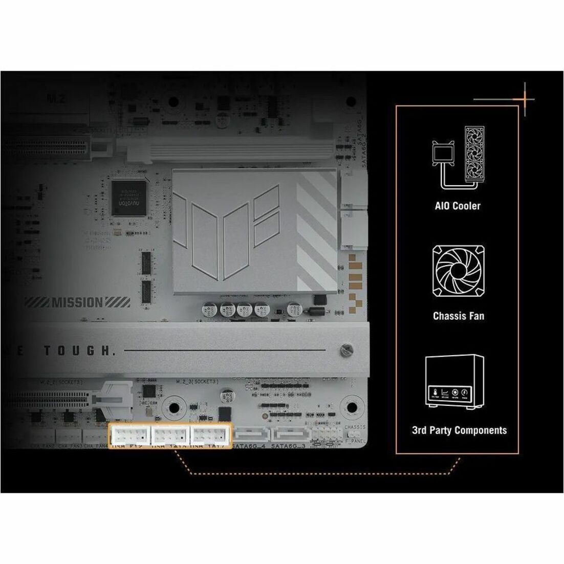 TUF GAMING B850-PRO WIFI7 W NEO Gaming Desktop Motherboard - AMD B850 Chipset - Socket AM5 - ATX - Soundz Store AUSTRALIA