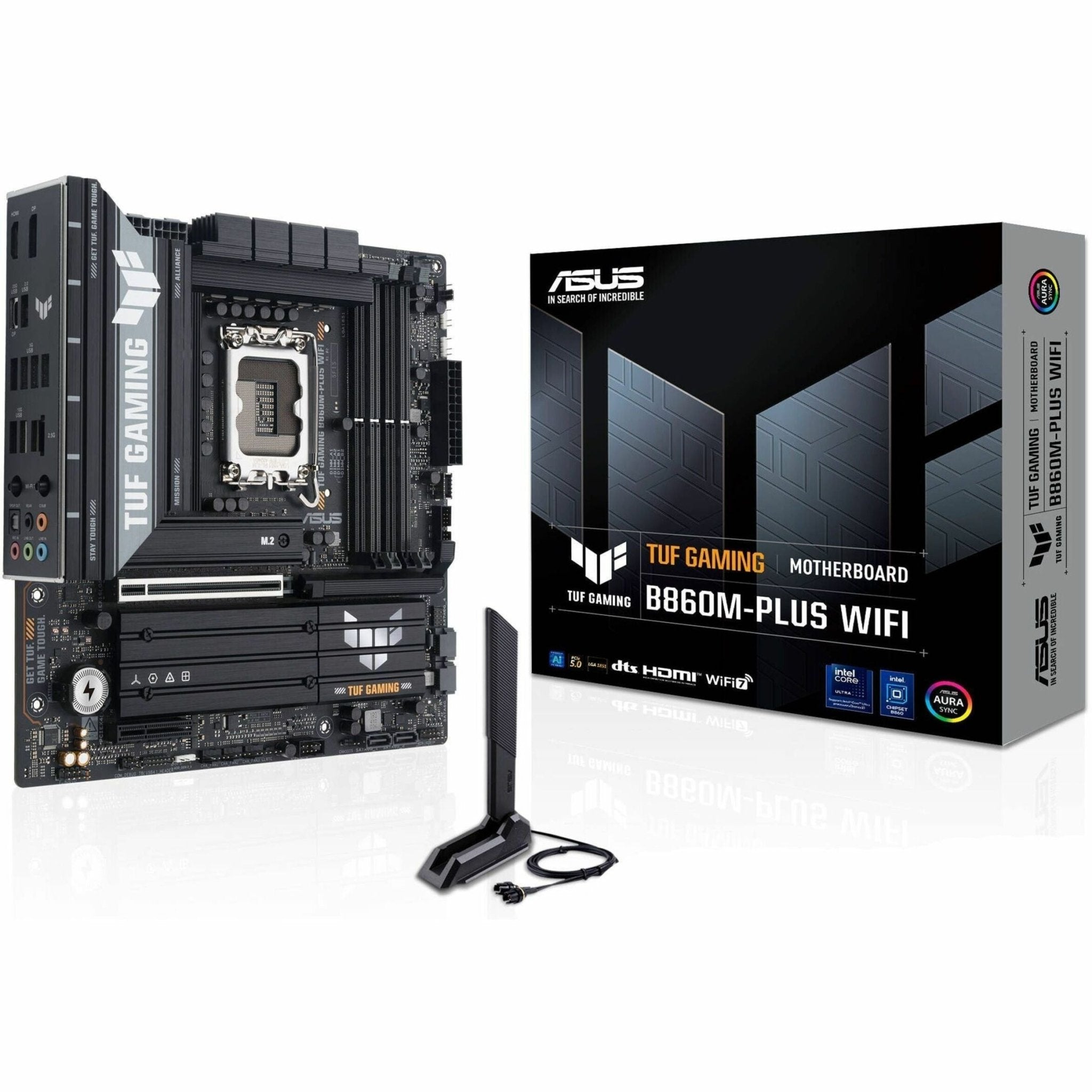TUF GAMING B860M-PLUS WIFI Gaming Desktop Motherboard - Intel B860 Chipset - Socket LGA-1851 - Micro ATX - Soundz Store AUSTRALIA