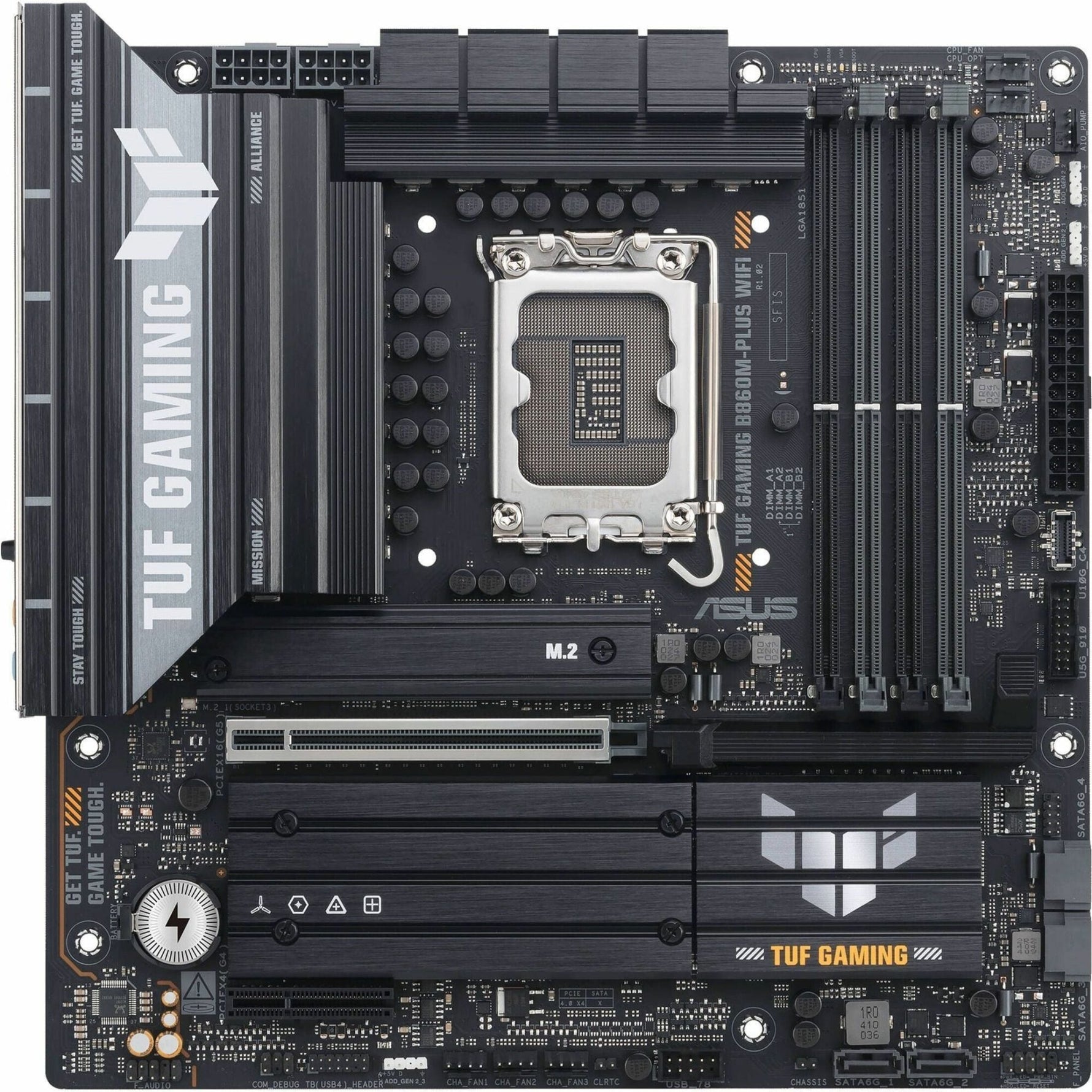 TUF GAMING B860M-PLUS WIFI Gaming Desktop Motherboard - Intel B860 Chipset - Socket LGA-1851 - Micro ATX - Soundz Store AUSTRALIA