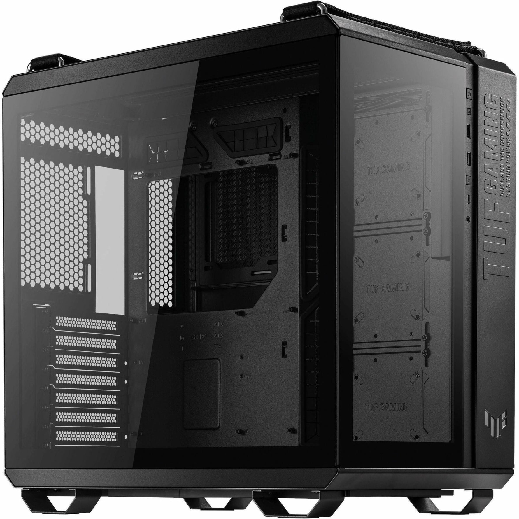 TUF GT502 Gaming Computer Case - ATX Motherboard Supported - Mid-tower - Tempered Glass - Black - Soundz Store AUSTRALIA