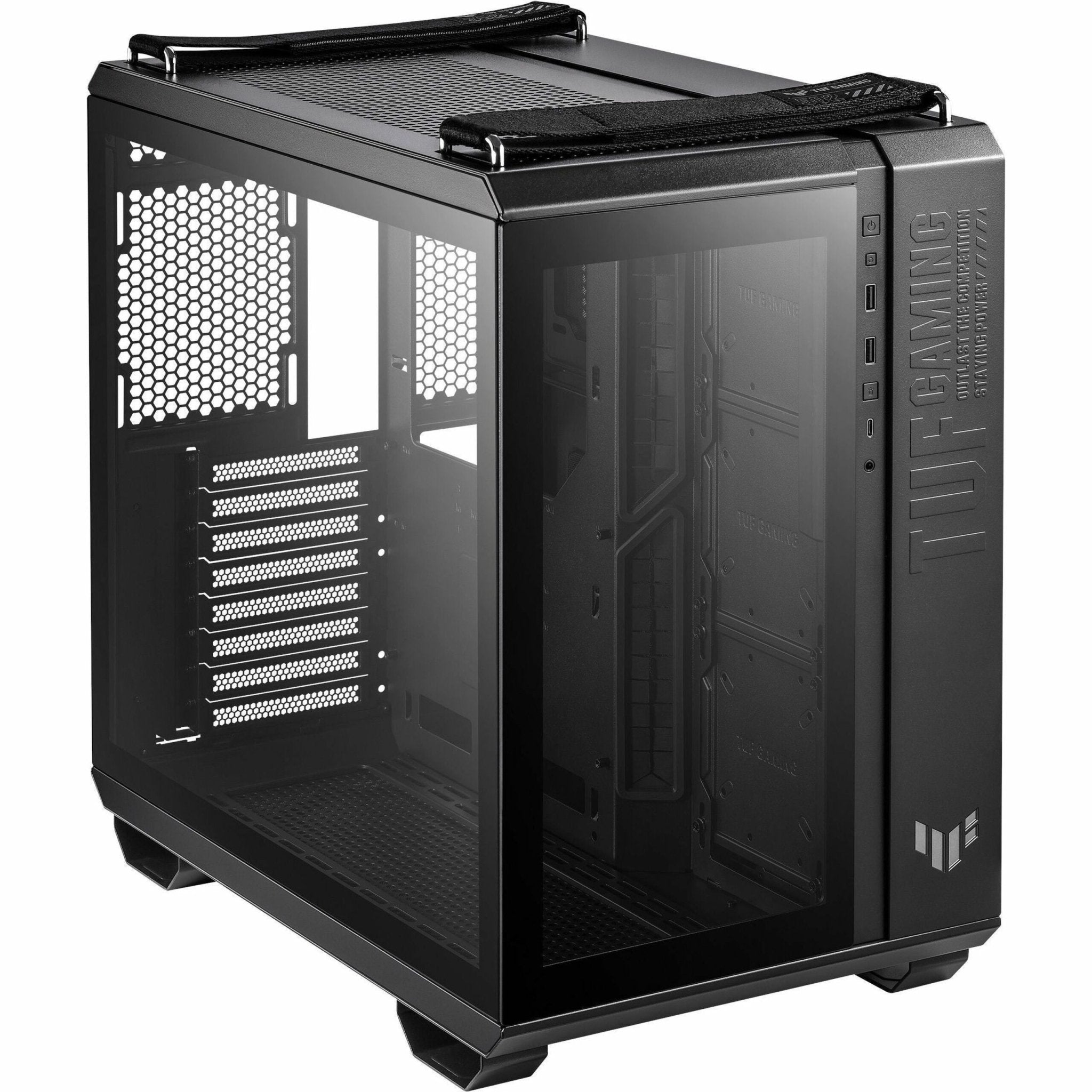 TUF GT502 Gaming Computer Case - ATX Motherboard Supported - Mid-tower - Tempered Glass - Black - Soundz Store AUSTRALIA