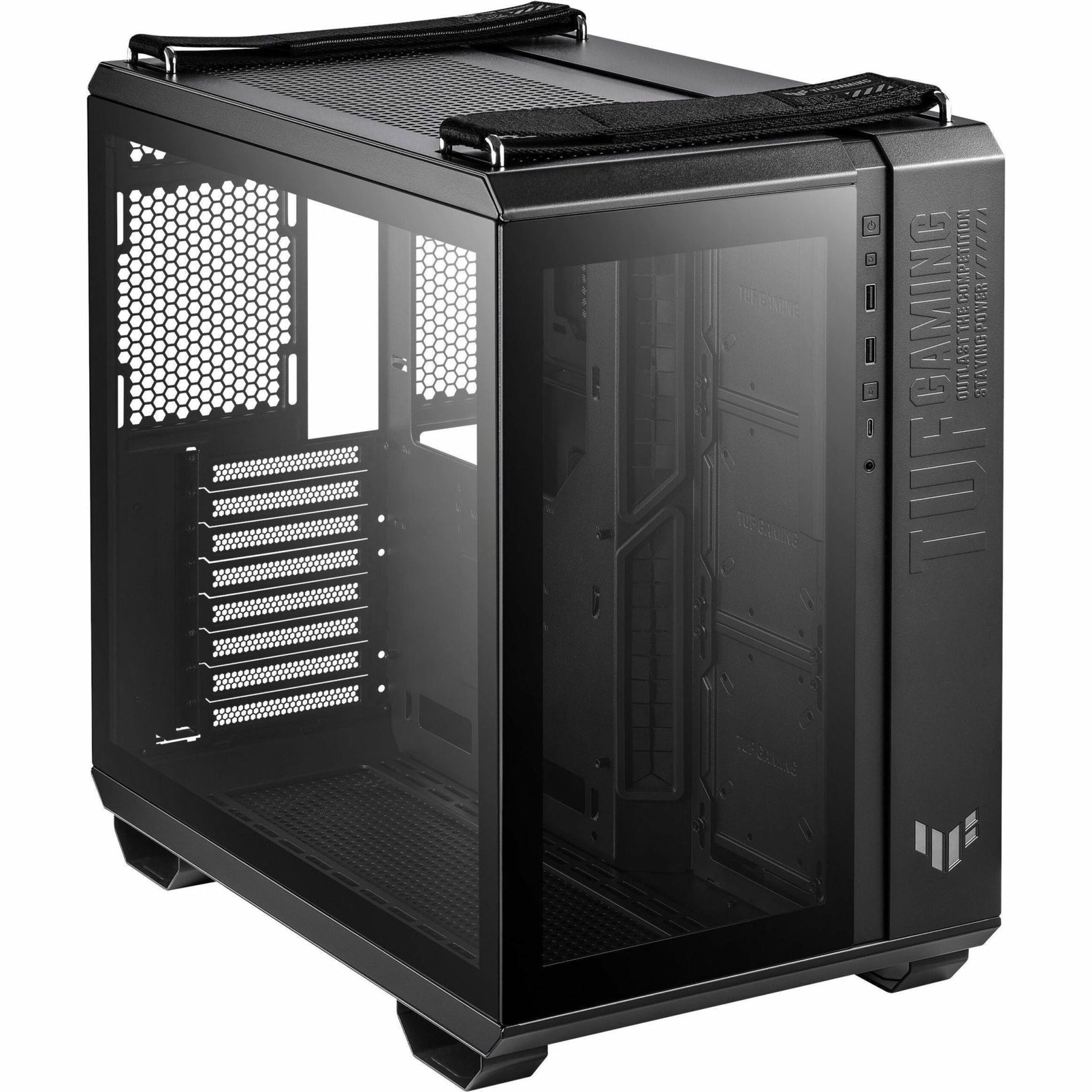 TUF GT502 Gaming Computer Case - ATX Motherboard Supported - Mid-tower - Tempered Glass - Black - Soundz Store AUSTRALIA