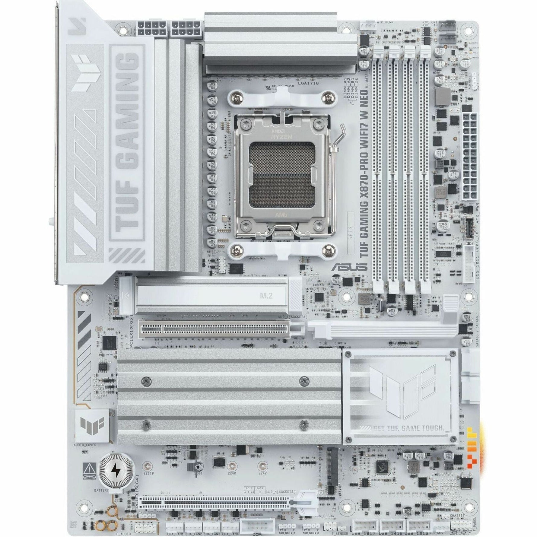 TUF X870-PRO WIFI7 W NEO Gaming Desktop Motherboard - AMD X870 Chipset - Socket AM5 - ATX - Soundz Store AUSTRALIA