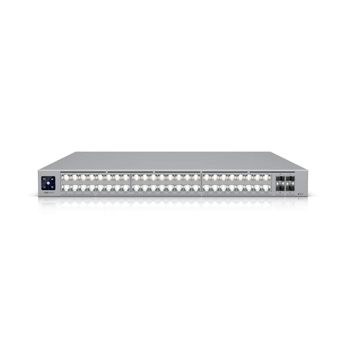 Ubiquiti Pro XG 48, Professional-grade, 48-port Layer 3 Etherlighting Switch, (32) 10 GbE, (16) 2.5 GbE, (4) 25G SFP28 Ports, DC Power Backup Ready - Soundz Store AUSTRALIA