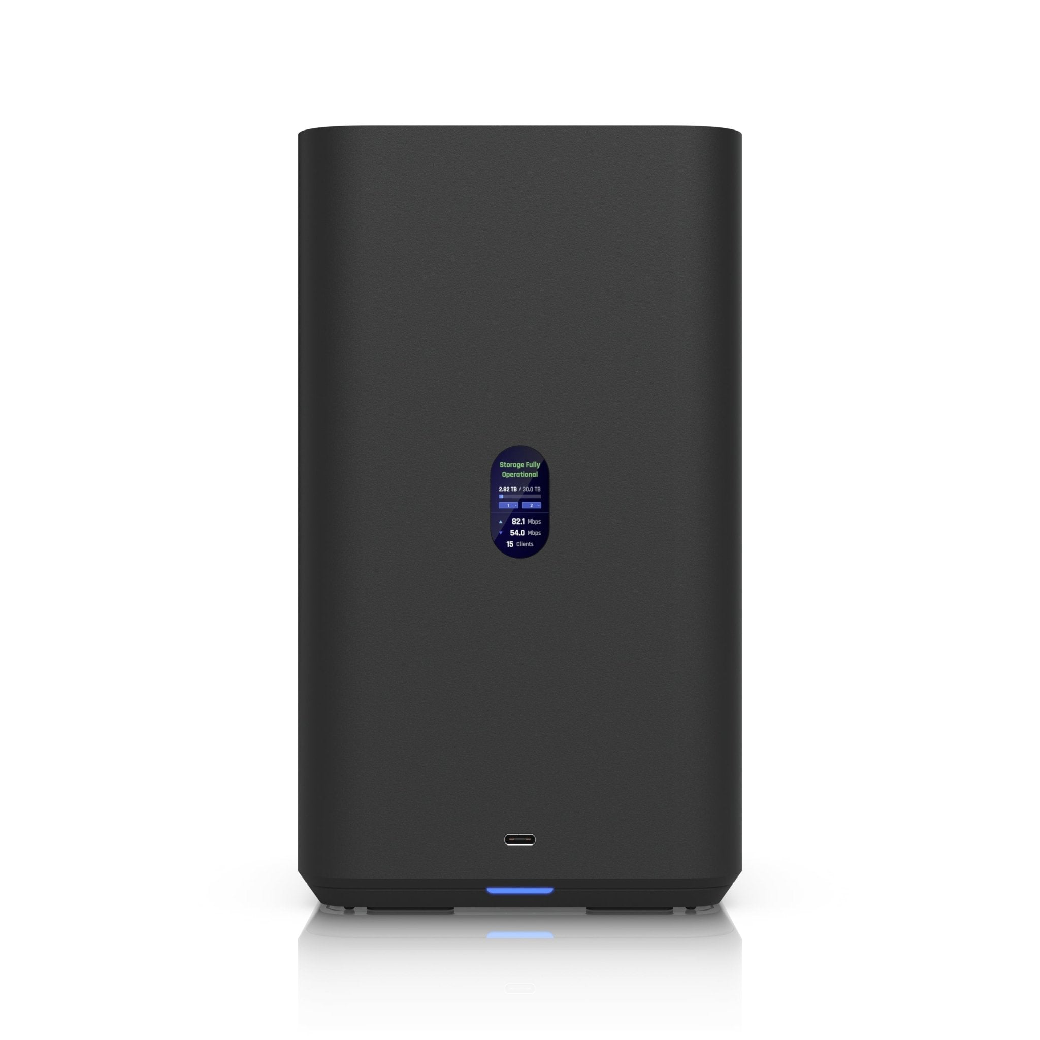 Ubiquiti UNAS 2, Black, UniFi Network Attached Storage (2)3.5' HDD Bays, 2.5 GbE Networking, USB-C Connectivity, PoE++ Adapter, All In Compact Foot. - Soundz Store AUSTRALIA