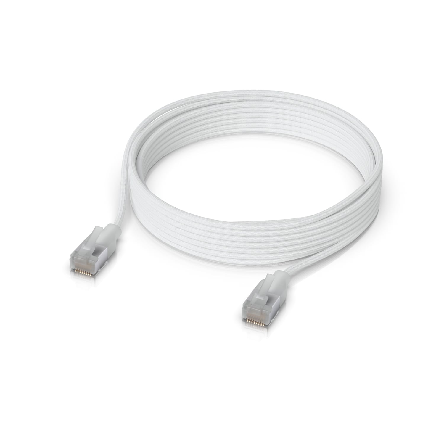 Ubiquiti UniFi Premium Patch Cable, 8M, White, Ultra-thin Braided Patch Cable, Designed And Optimized For 10 GbE Networking. - Soundz Store AUSTRALIA