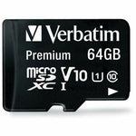 Verbatim 64 GB Class 10/UHS-I (U1) V10 microSDXC - 1 Each - TAA Compliant - Soundz Store AUSTRALIA