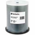 Verbatim 95252 CD Recordable Media - CD-R - 52x - 700 MB - 100 / Pack - White - Soundz Store AUSTRALIA