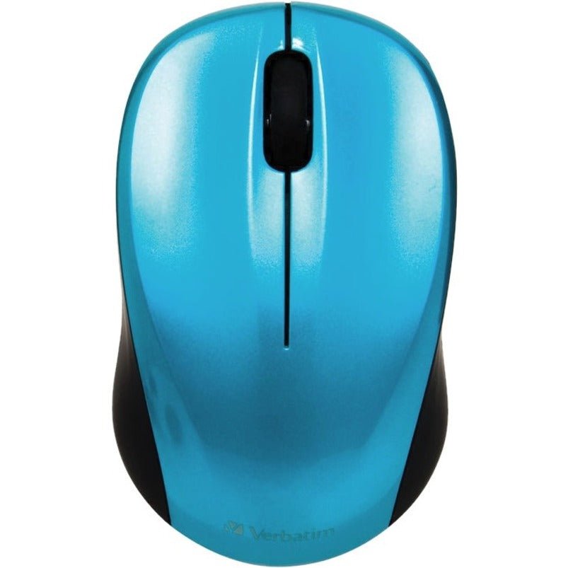 Verbatim GO NANO 97668 Mouse - Radio Frequency - USB - Optical - 3 Button(s) - Caribbean Blue - Soundz Store AUSTRALIA
