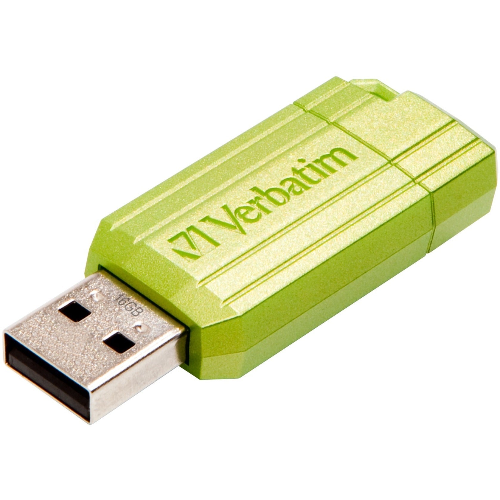 Verbatim PinStripe 16 GB USB 2.0 Flash Drive - Eucalyptus Green - Soundz Store AUSTRALIA